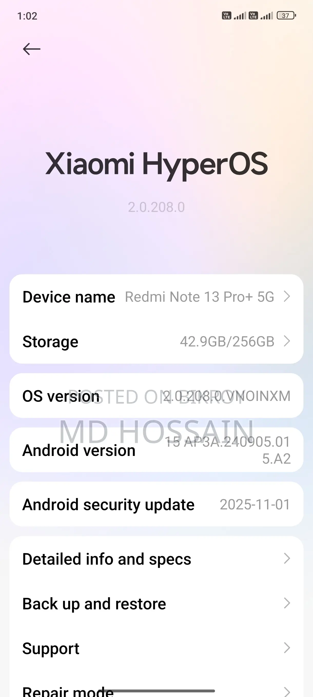 Xiaomi Redmi Note 13 Pro Plus (Used)