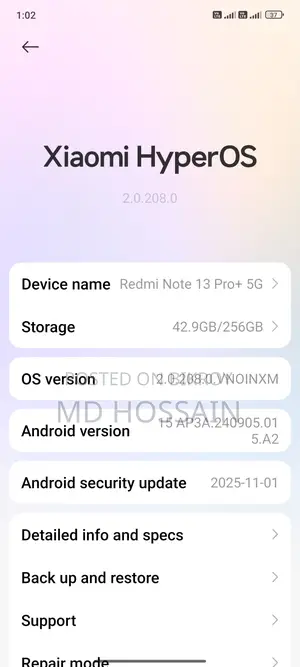 Xiaomi Redmi Note 13 Pro Plus (Used)