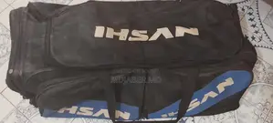Cricket Helmet, Gloves, and Bag for Sale