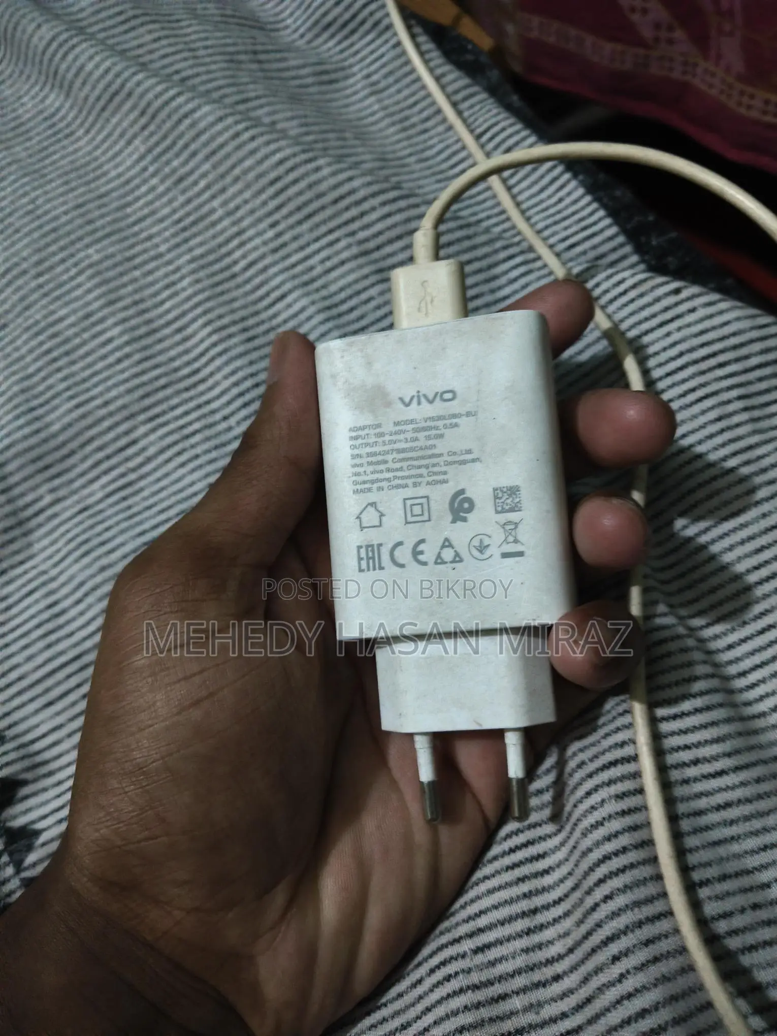 Vivo 15watt Original Charger