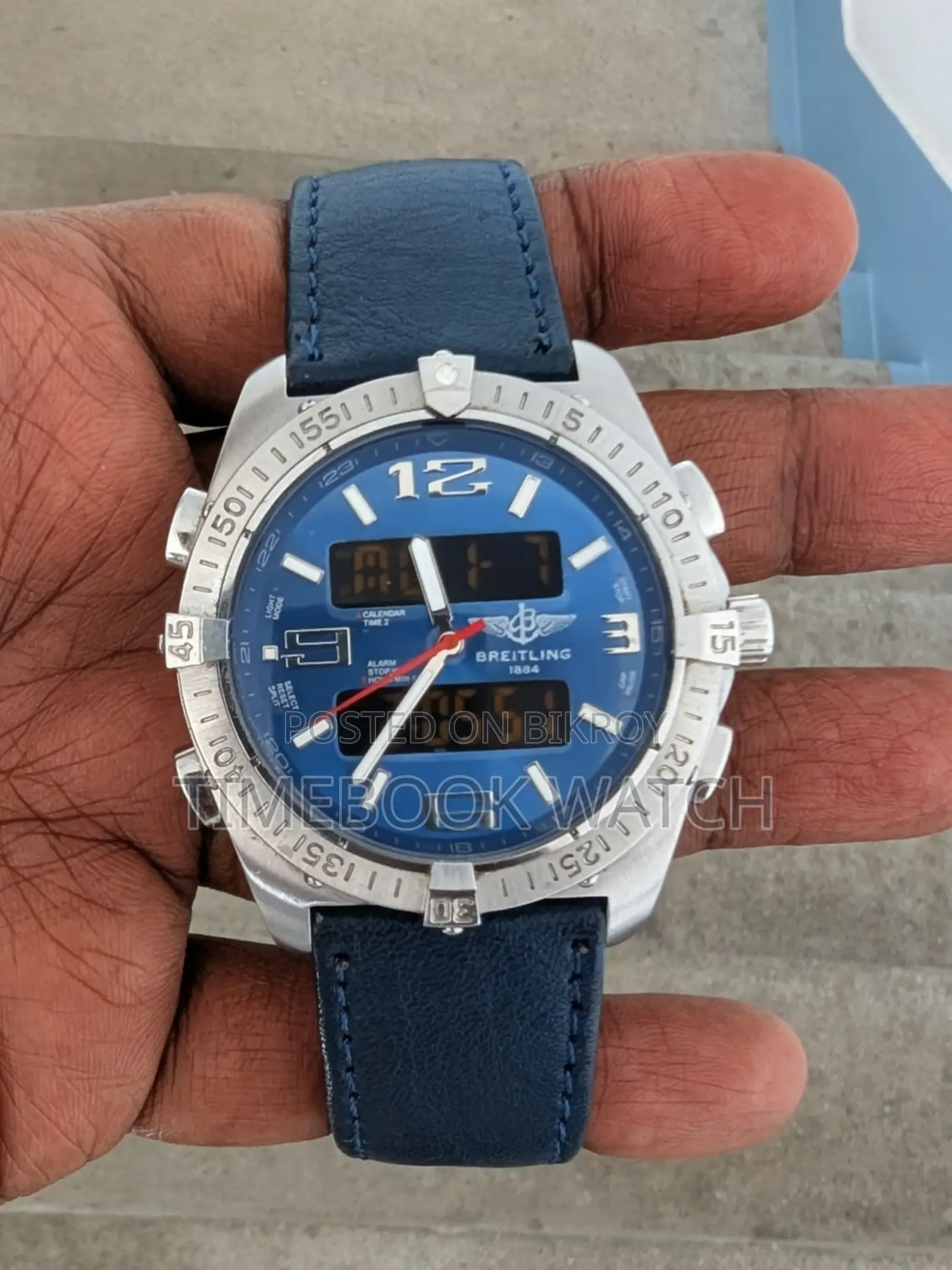BREITLING Watch Digital & Analog Multifunction Machine