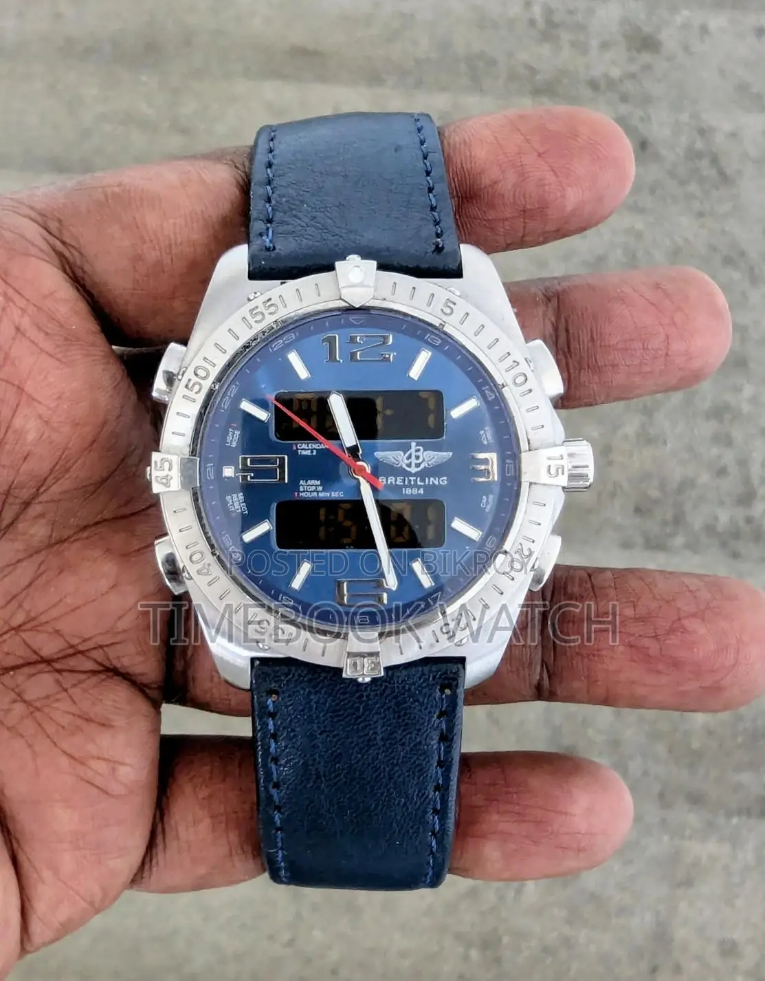 BREITLING Watch Digital & Analog Multifunction Machine