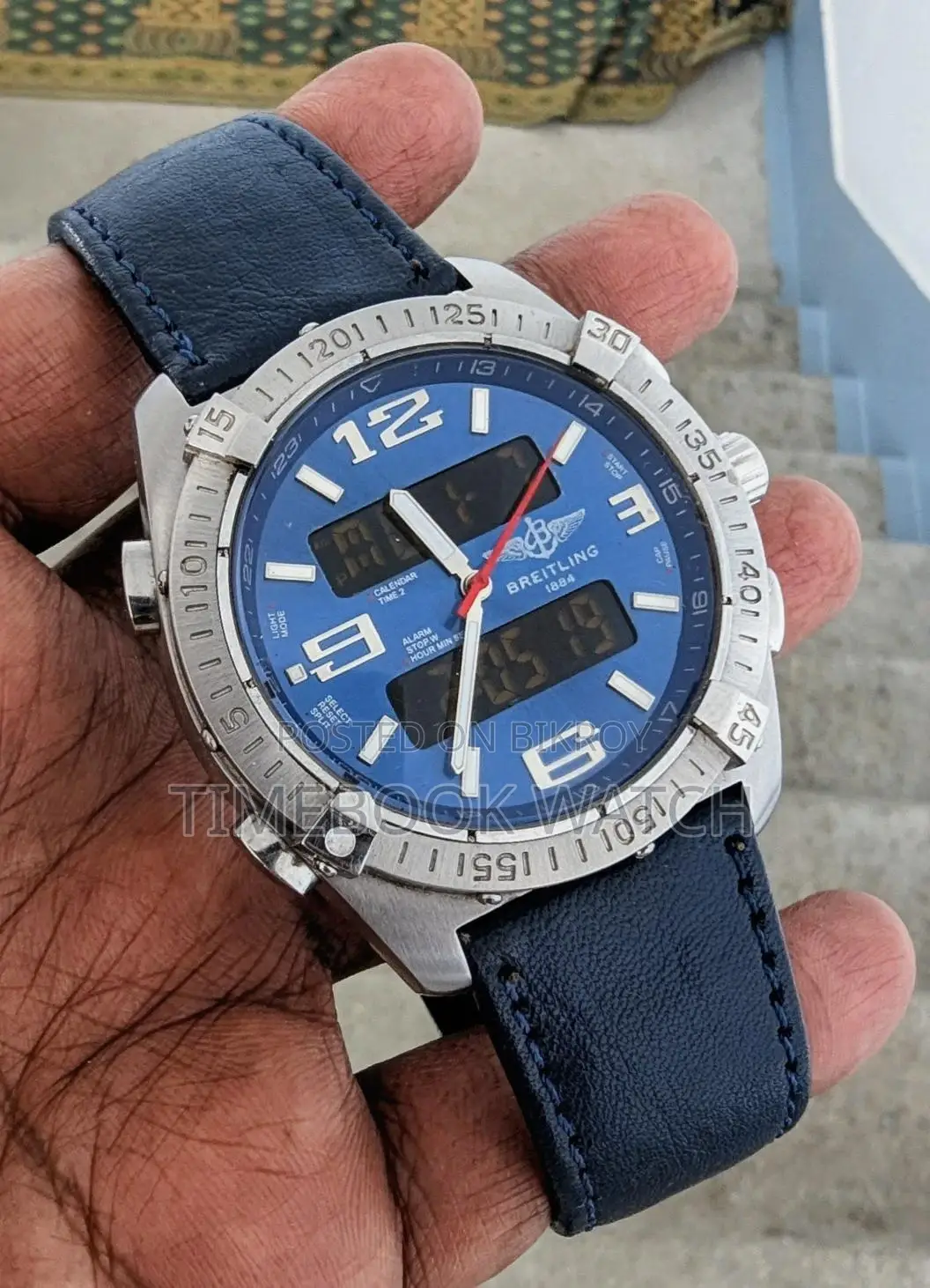 BREITLING Watch Digital & Analog Multifunction Machine