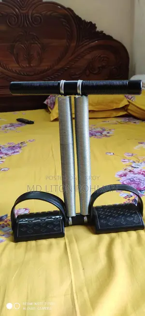 Double-spring tummy trimmer