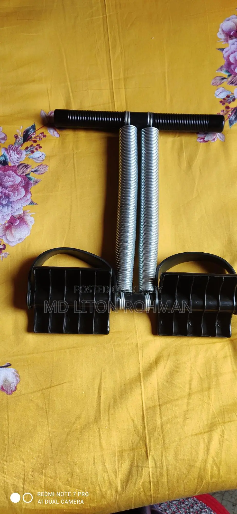 Double-spring tummy trimmer