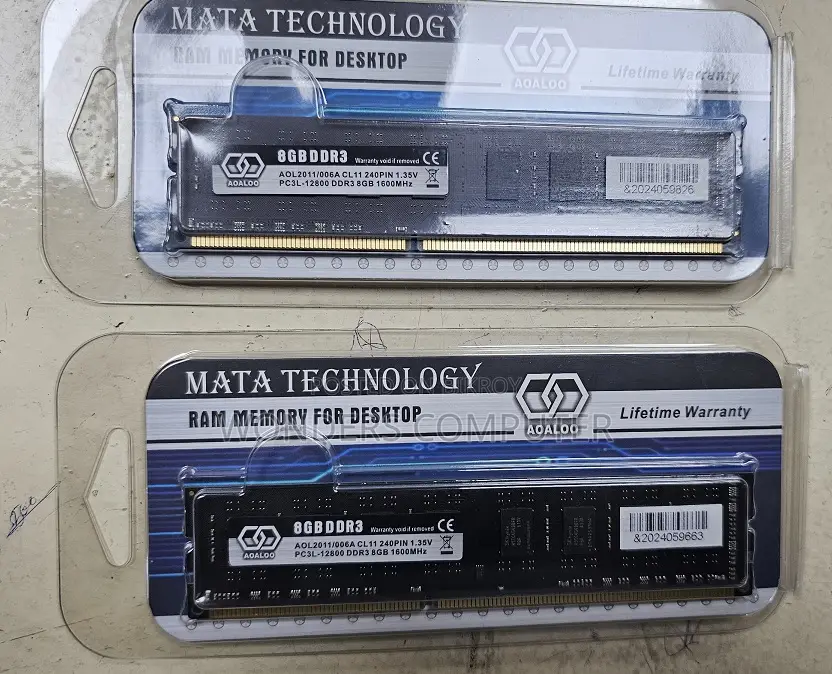MATA 8GB DDR3 1600MHz (1600 Bus) Desktop RAM 3 Years Warranty