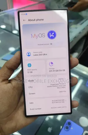 ZTE Nubia Z60 Ultra 12GB/256GB Exchange (Used)