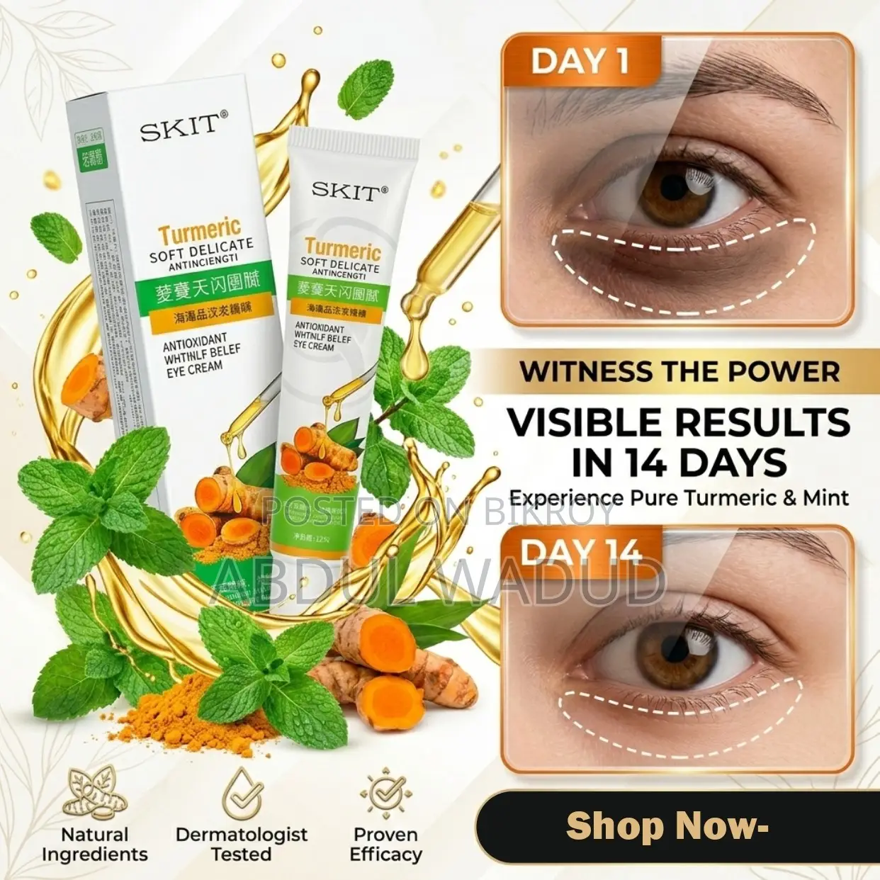 SKIT Turmeric Eye Cream