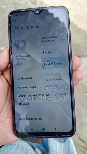 Xiaomi Redmi Note 7s ram 3/32... (Used)