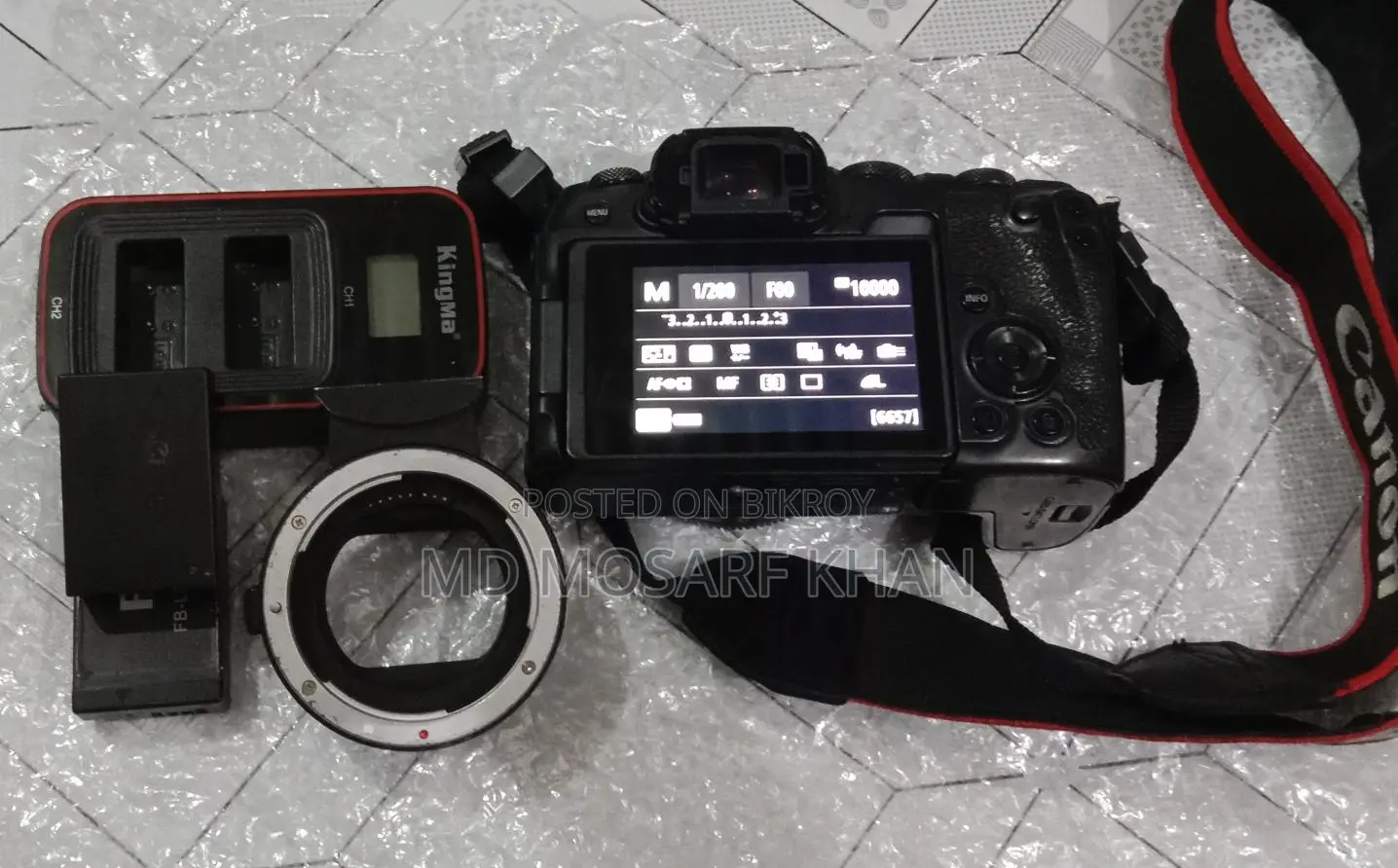 Canon EOS RP Body + 2 Battery Adapter — Box Sale