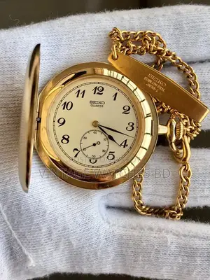 ১৯৯০-এর দশকের SEIKO পকেট ঘড়ি গোল্ড প্লেটেড জাপান