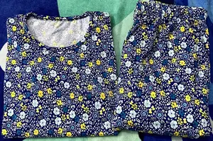 Ladies T-shirt and Plazo Set