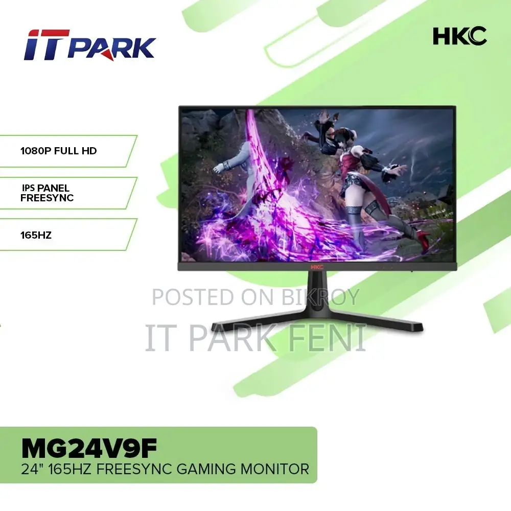 HKC MG24V9F 24 INCH FHD 165HZ IPS GAMING MONITOR