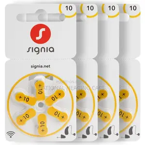 Signia 10-Size Hearing Aid Battery