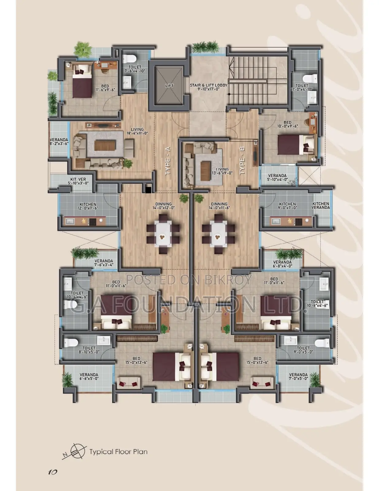 A flat worth your Investment----Contact us