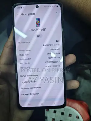 Samsung Galaxy A51 . (Used)