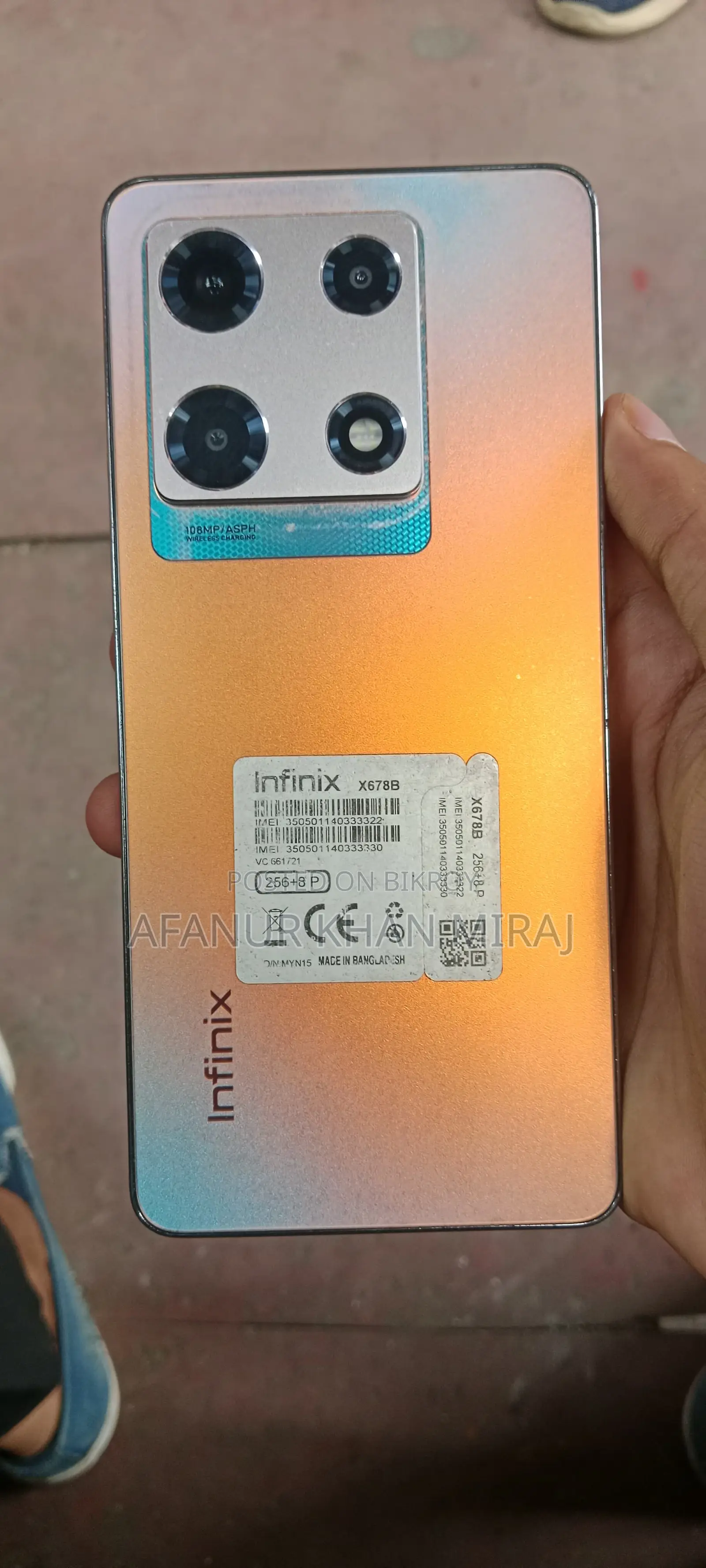 Infinix Note 30 . (Used)
