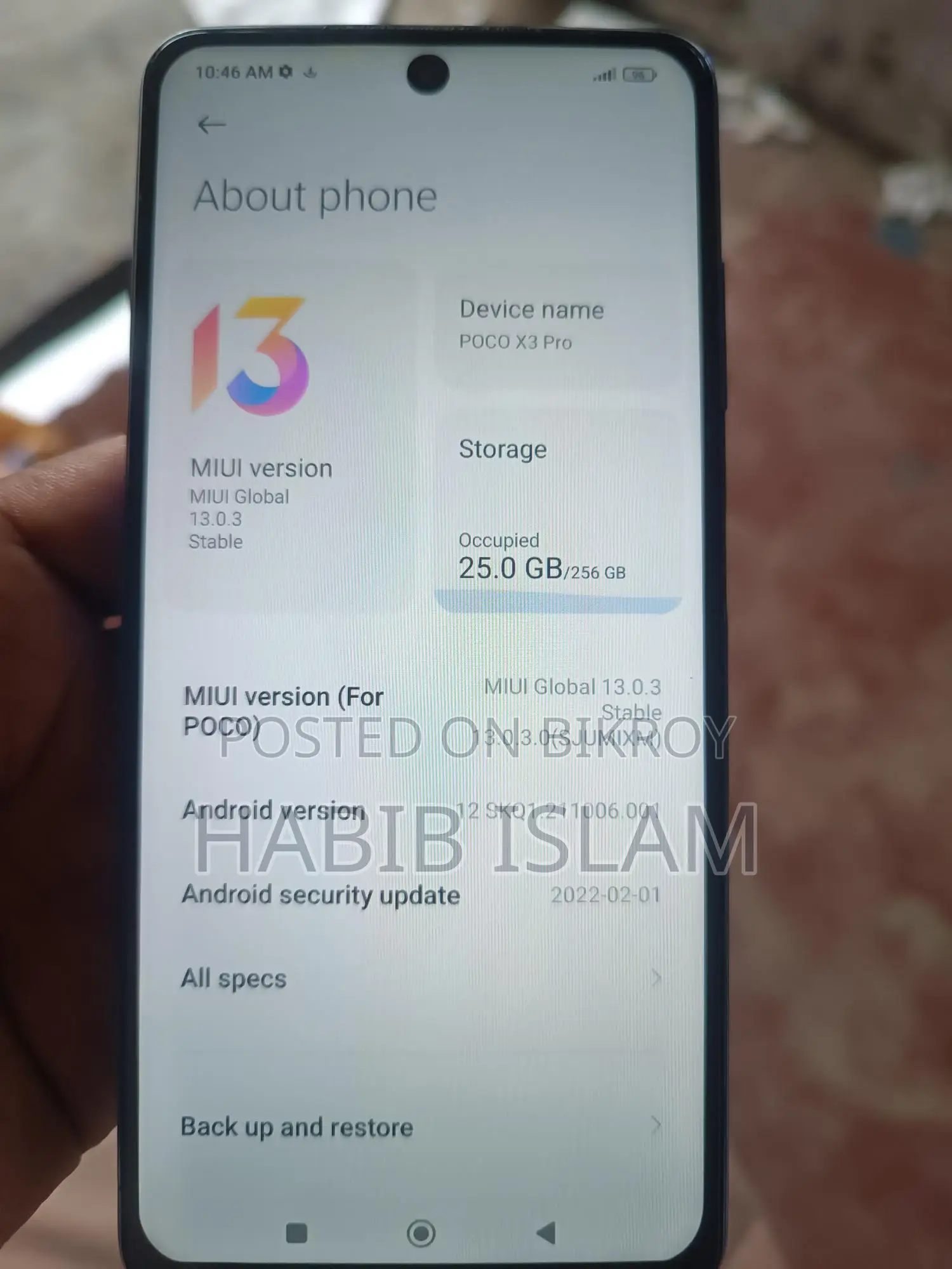 Xiaomi Poco X3 Pro (Used)
