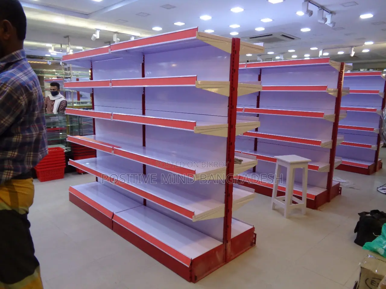 Extra Heavy Super Shop / Show Room Display Gondola Rack Sale on Offer!