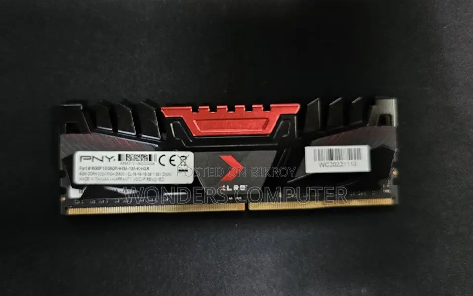 8GB PNY XLR8 DDR4 3200MHz Desktop Gaming RAM Lifetime Warranty