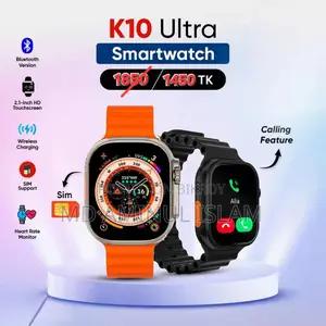 K 10 Ultra Sim Supported Smart Watch