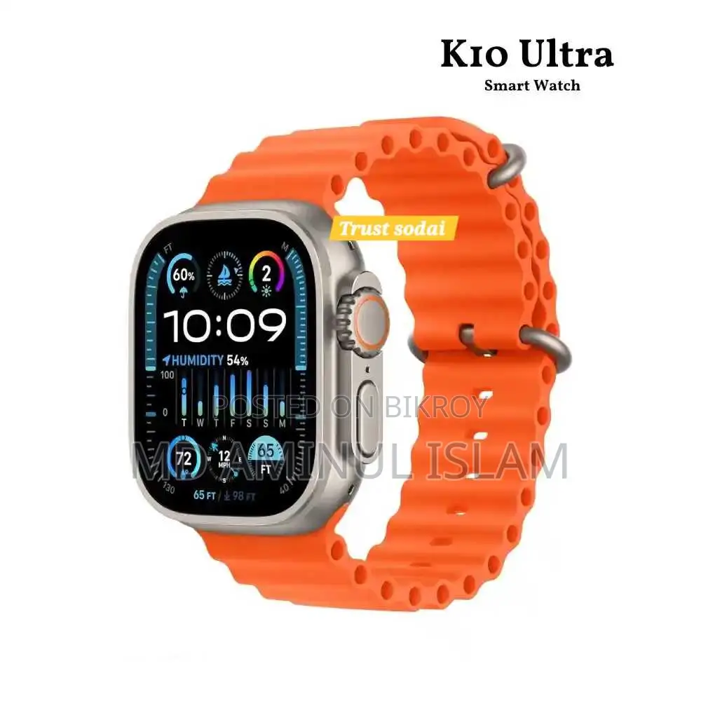 K 10 Ultra Sim Supported Smart Watch
