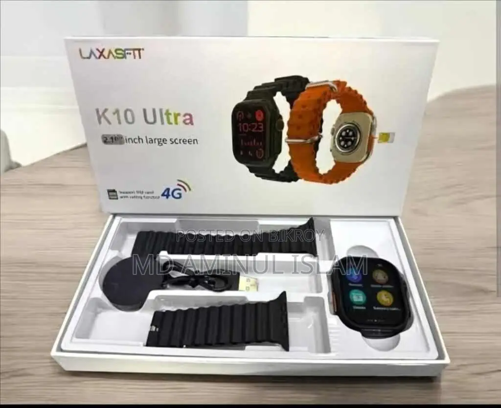 K 10 Ultra Sim Supported Smart Watch