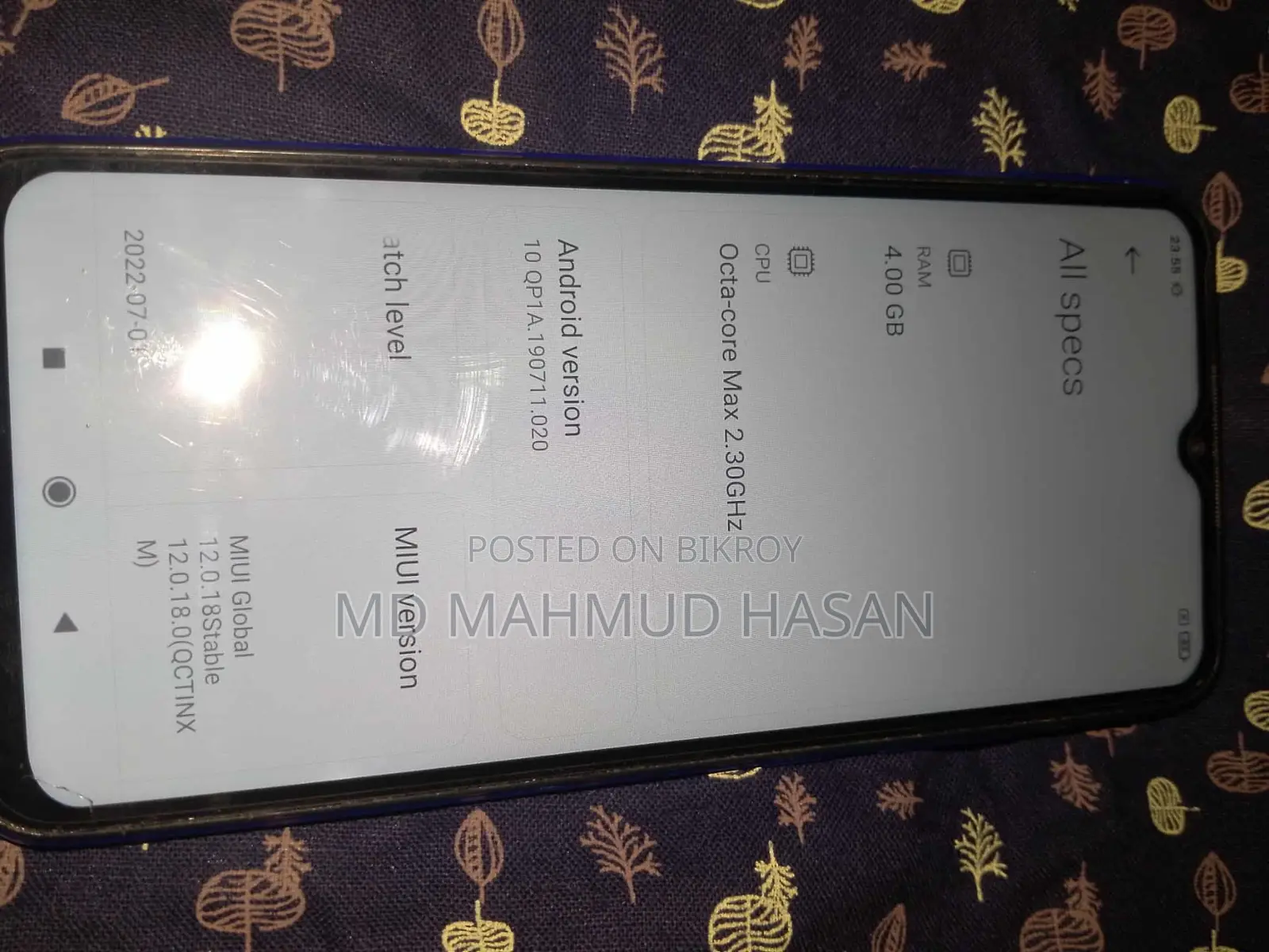 Xiaomi Redmi 9 Activ . (Used)
