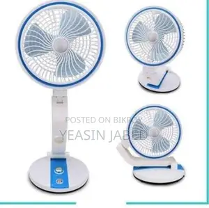 Rechargeable Folding Fan with Led Light