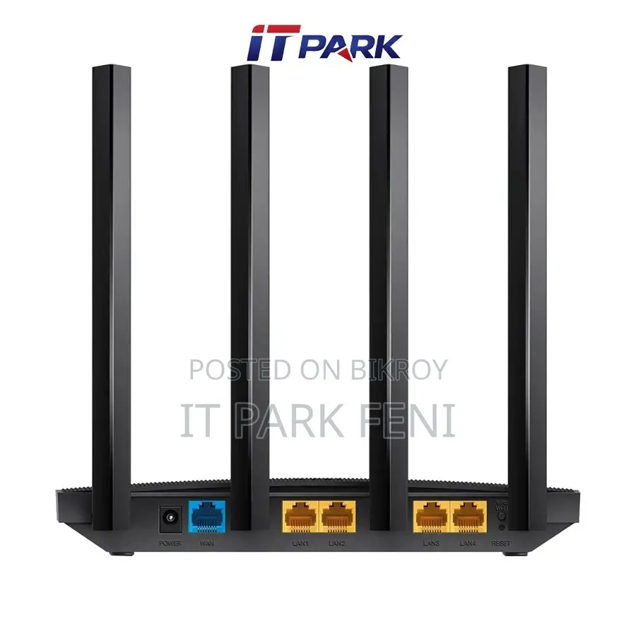 TP-Link Archer C6 V6.0 AC1200 Mbps Gigabit Dual-Band Wi-Fi 5 Router