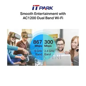 TP-Link Archer C6 V6.0 AC1200 Mbps Gigabit Dual-Band Wi-Fi 5 Router