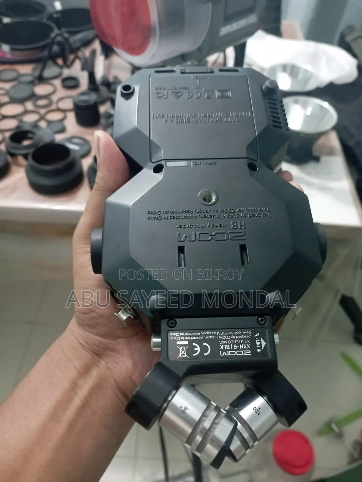 ব্যবহৃত Zoom H8 ৮-ইনপুট, ১২-ট্র্যাক পোর্টেবল হ্যান্ডি রেকর্ডার