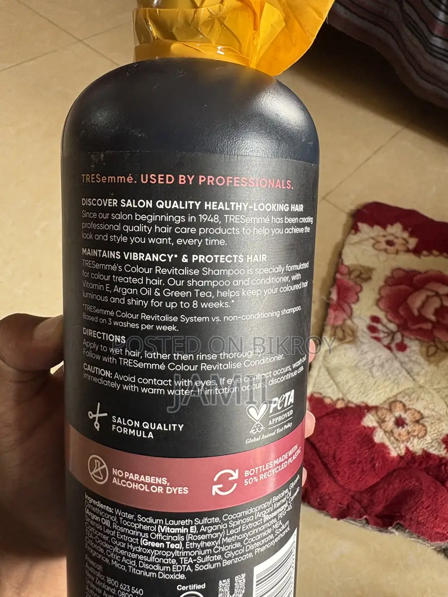 Tresemme Shampoo Imported from Australia