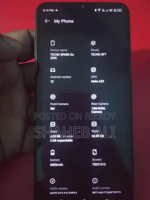 Tecno Spark Go . (Used)