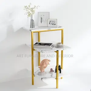 Mild Steel Sofa Side Table - 04