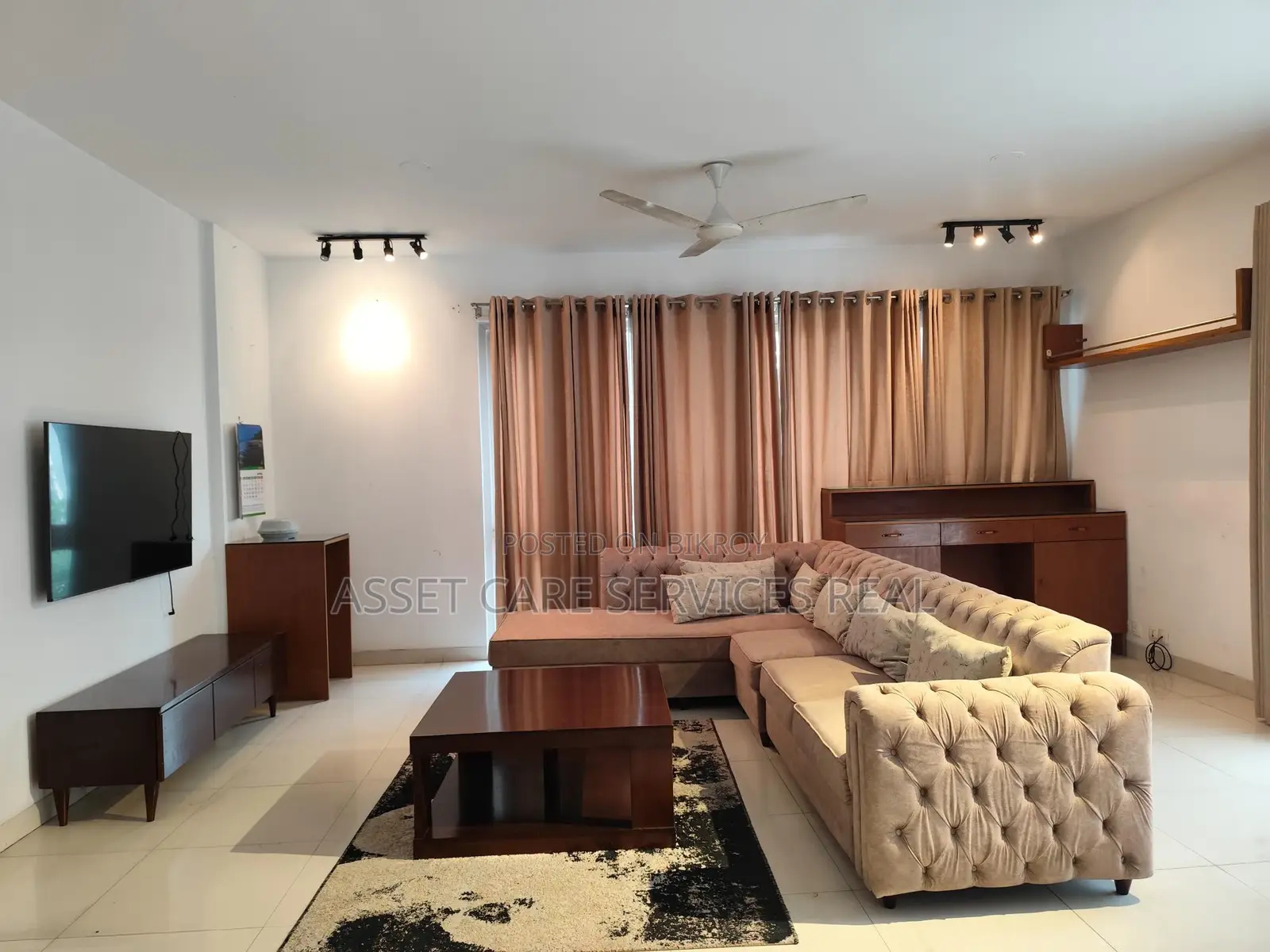 Fully-Furnished 3-Bedroom Apartment for Rent in Baridhara Diplomatic Zone