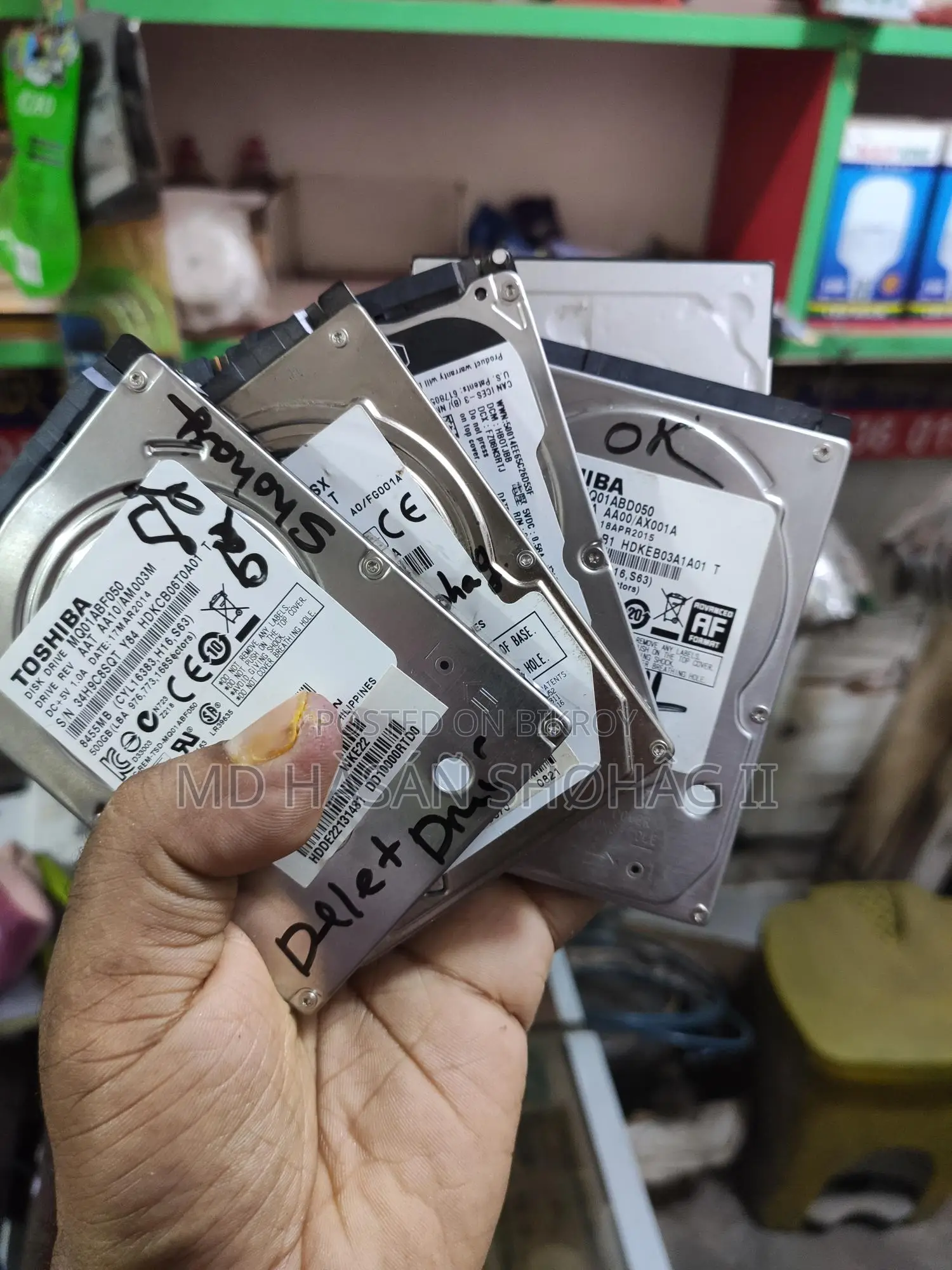 500GB HDD for Sale - Fresh Condition