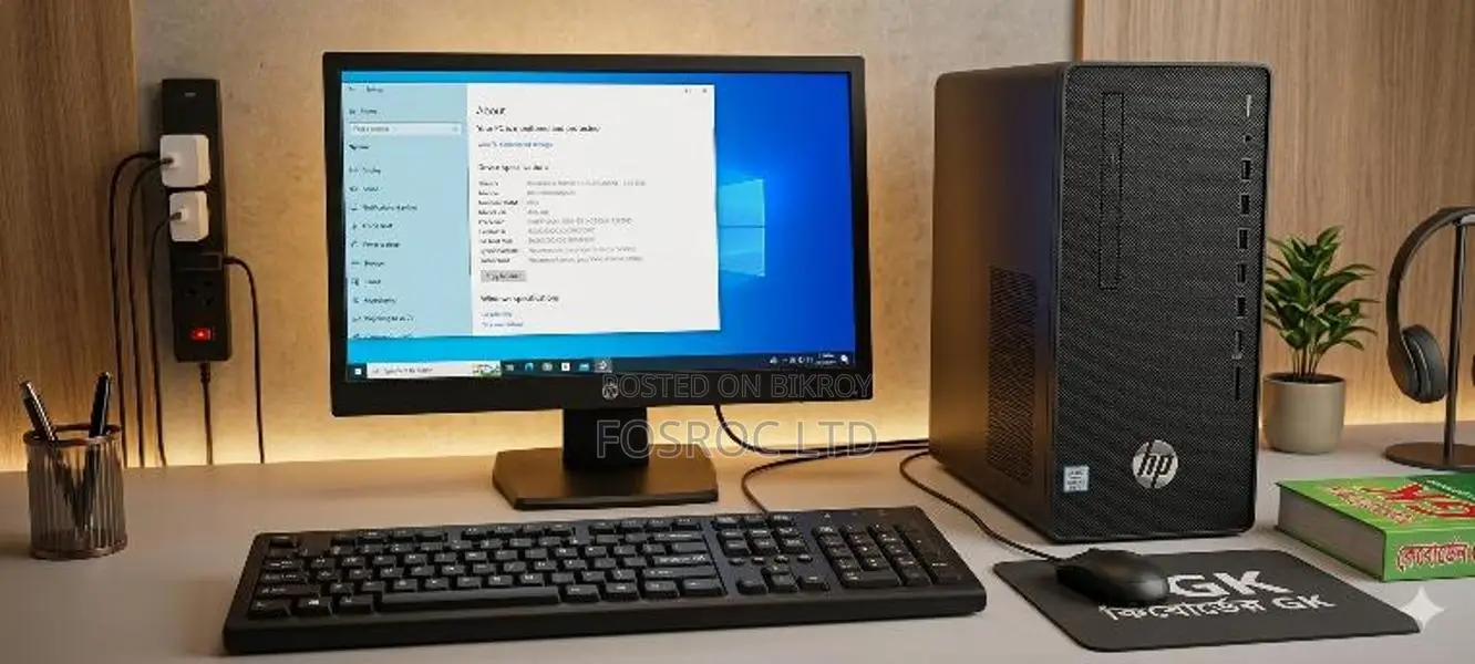 Hp I3 10gen অরিজিনাল ব্র্যান্ডের ফুল সেটআপ পিসি