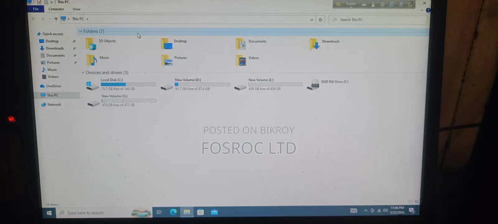 Hp I3 10gen অরিজিনাল ব্র্যান্ডের ফুল সেটআপ পিসি