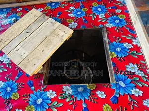 দুইচুলা বিশিষ্ট সুপ/ হালিম/ চটপটি বিক্রির কাঠের বানানো ফুড কার্ট