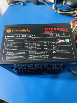 থার্মালটেক ৪৫০ ওয়াট গেমিং পাওয়ার সাপ্লাই মাত্র ১৫০০ টাকা