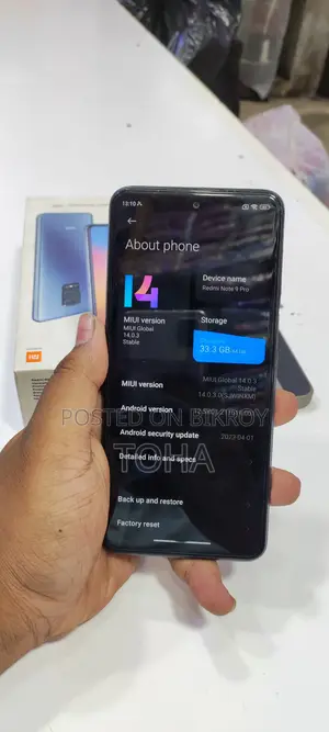 Xiaomi Redmi Note 9 Pro . (Used)
