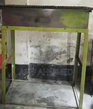 Charcoal and Gas Barbecue Setup