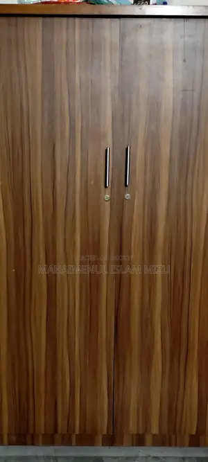 2-Door Wooden Wardrobe