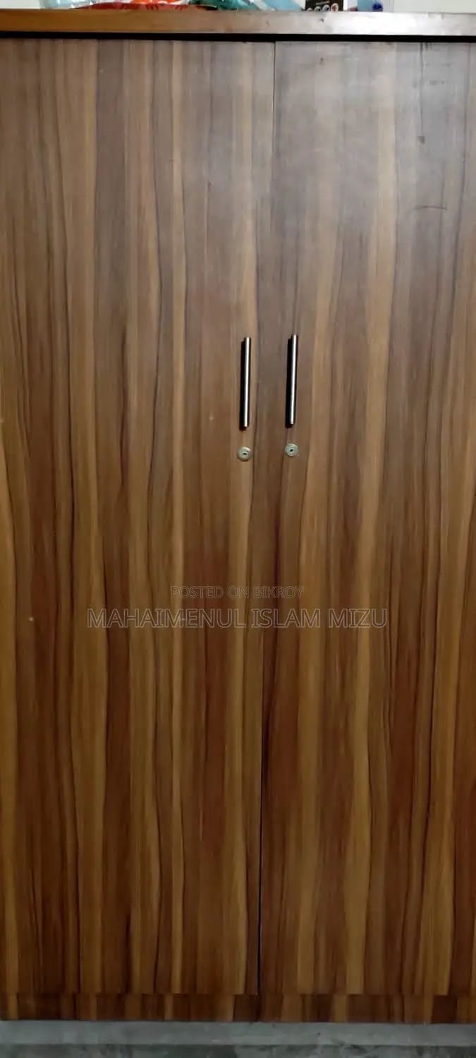 2-Door Wooden Wardrobe