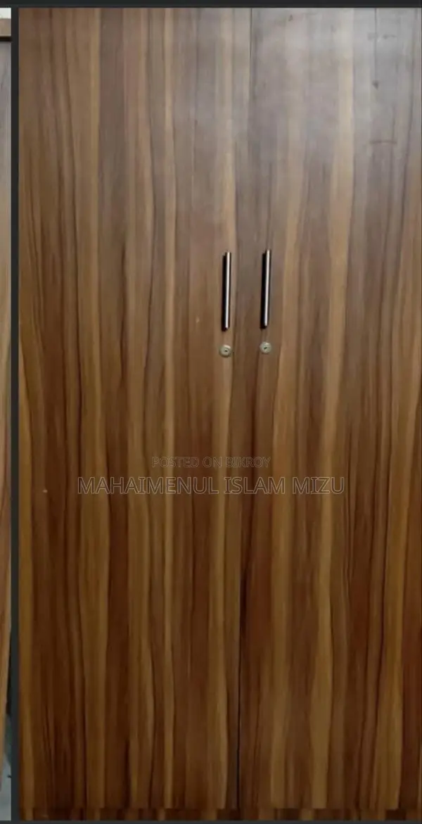 2-Door Wooden Wardrobe