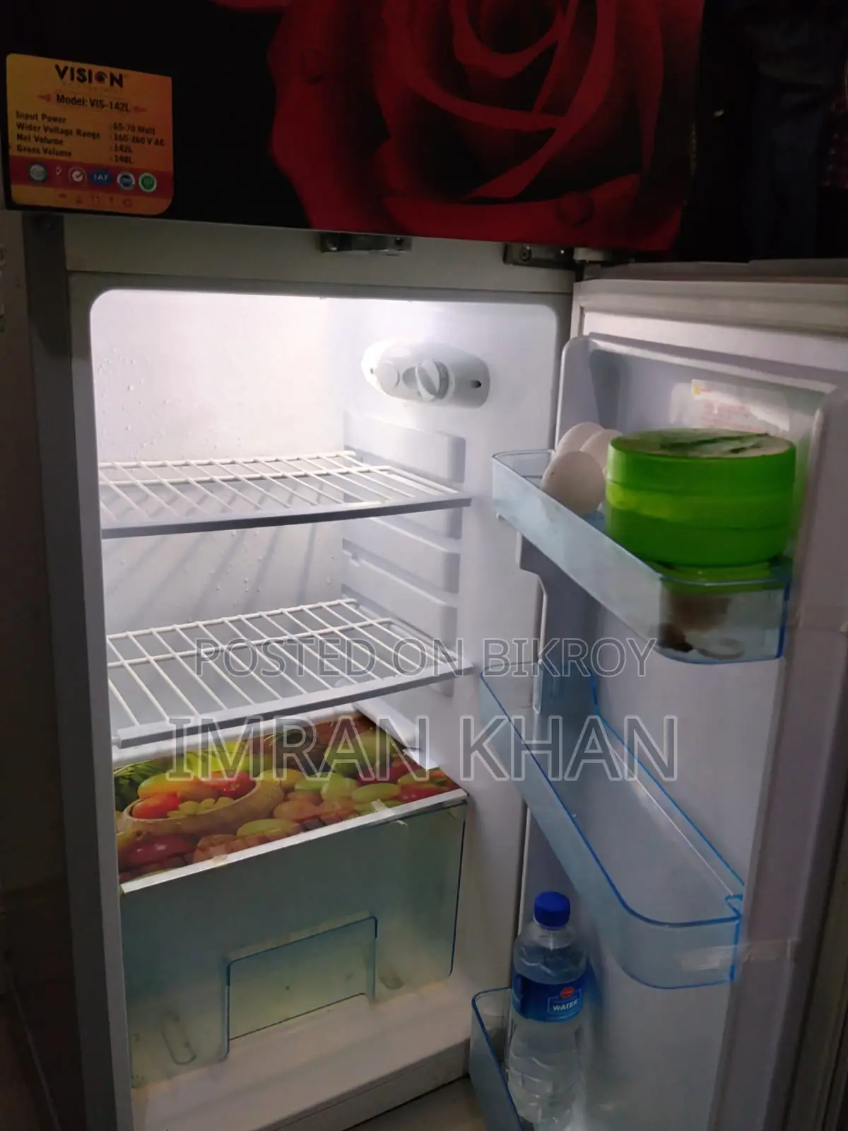 Vision Glass Door Refrigerator Almost New