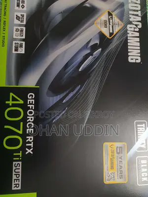 Geforce Rtx 4070ti Super 16gb Card from Zotac Gaming