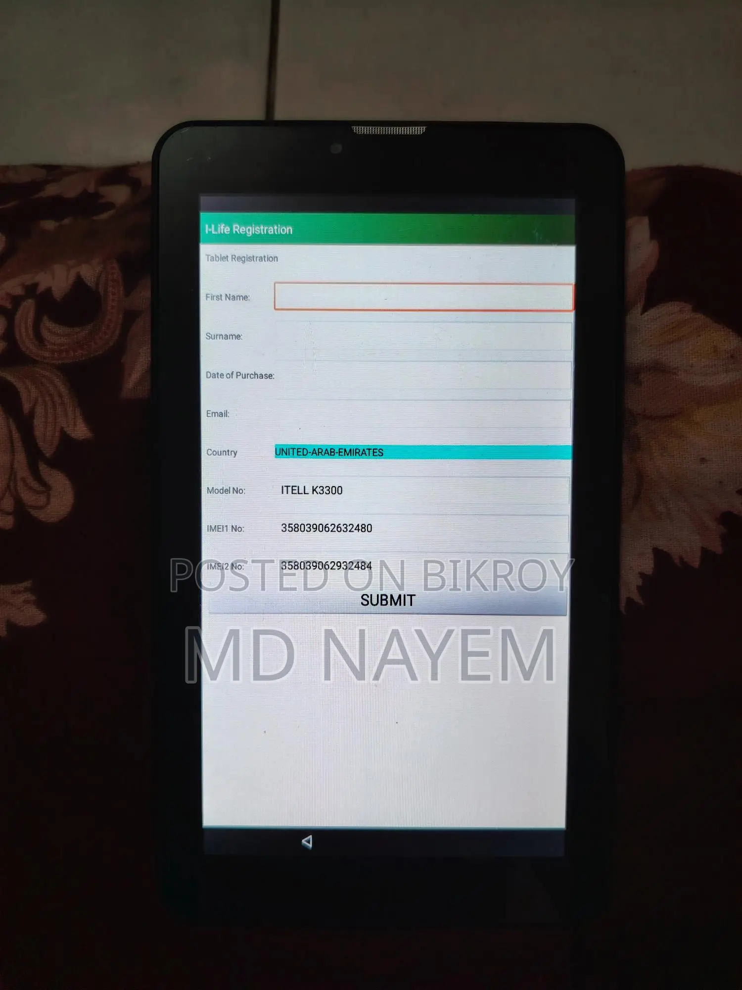 I-Life tablet