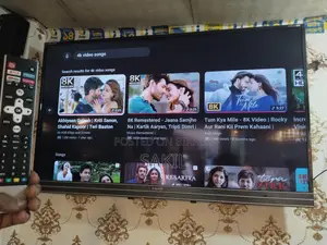 Singer 55" 4k voice borderless TV (বক্স আছে)